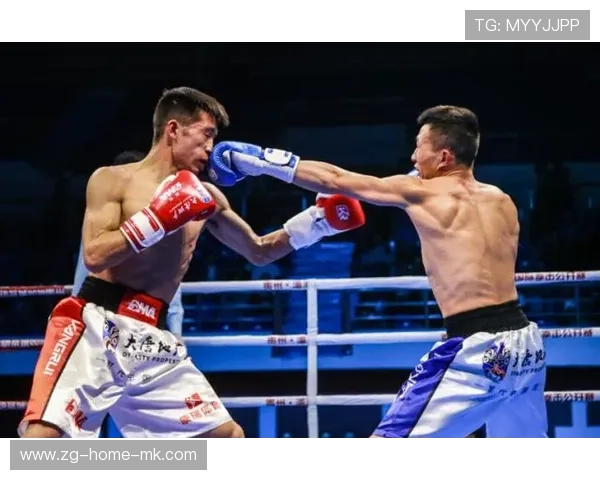 拳击对决中出现“铁头娃”式硬抗场面